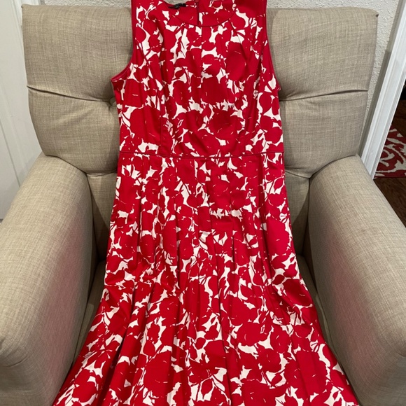 Red and White Dress - Picture 3 of 5